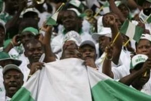 Certains nigérians ont pu faire le déplacement pour fenir assister aux matchs du Mondial et souten © Reuters