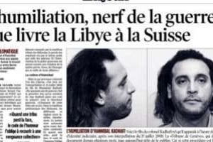 Les photos anthropométrique d’Hannibal Kaddafi étaient parus début septembre. © La Tribune de Genève