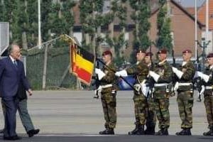 Le roi des Belges, Albert II, quittant la Belgique pour Kinshasa, le 28 juin 2010. © AFP