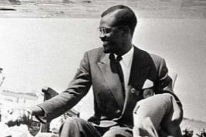 Patrice Lumumba en 1960. © AFP