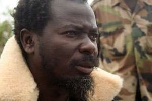 L’ex-chef rebelle congolais, Frédéric Bintsamou, le 20 juin 2007 à Kinkala (Congo). © AFP