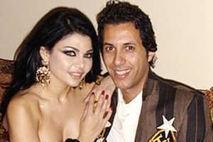 Avec la chanteuse libanaise Haifa Wehbe. © D.R.