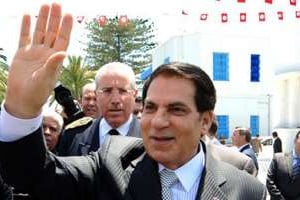 Le président tunisien Zine El Abidine Ben Ali, le 9 mai 2010. © AFP