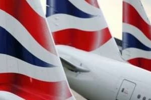 Des avions sur l’aéroport d’Heathrow, à Londres. © AFP