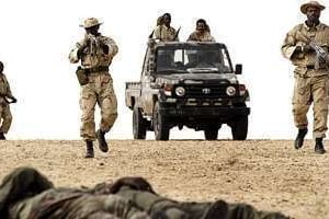 Le raid franco-mauritanien est vu comme un succès par Nouakchott. © Archives AP/Sipa