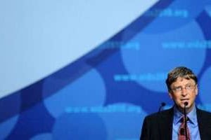 Le philanthrope Bill Gates à la conférence internationale sur le sida, le 19 juillet, à Vienne. © AFP