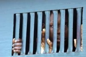 Un détenu à la prison de Bauchi, le 21 août 2007 au Nigeria. © AFP