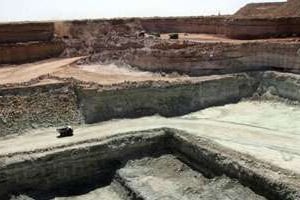 La mine à ciel ouvert d’Arlit, dans le nord du Niger. © AFP