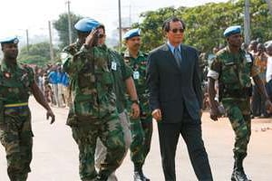 Choi Young-Jin, patron de l’Opération des Nations unies en Côte d’Ivoire. © AFP