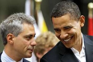 Rahm Emanuel et Barack Obama. © Reuters