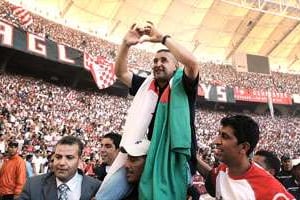 À l’actif d’Abdelhak Benchikha, un titre de champion de Tunisie avec le Club africain, en 2008. © Fethi Belaid/AFP