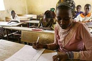 Dans une école primaire, au Mali. © AFP