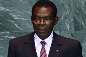 Teodoro Obiang Nguema Mbasogo à la tribune de l’ONU, en septembre 2009. © REUTERS