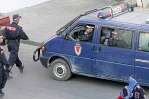 Des policiers dans les rues de Laâyoune (archives). © AFP