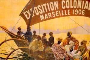 Affiche de la première exposition coloniale de Marseille, en 1906. © D.R.