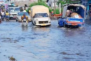 Les Cotonois ont été très affectés par les inondations. © Valentin Salako pour J.A.