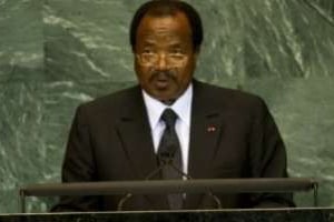 Le président du Cameroun Paul Biya, le 23 septembre 2010 à l’ONU. © AFP