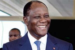 L’ancien Premier ministre et candidat du RDR Alassane Dramane Ouattara. © D. Bougouma pour J.A.