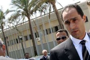 e fils du chef de l’Etat égyptien Hosni Moubarak, Gamal. © AFP