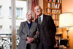 Christiane et Stéphane Hessel. © Vincent Fournier pour J.A.