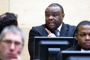 Jean-Pierre Bemba devant la CPI, à La Haye, le 22 novembre. © M. Kooren/Reuters