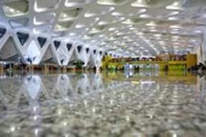 Nouveau hall du terminal 1 de l’aéroport de Marrakech-Menara. © D.R.