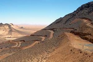 Situé à Zouerate, le site est exploité à ciel ouvert depuis 1984. © SNC Lavalin