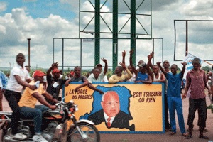 Des partisans de l’opposant Étienne Tshisekedi. © AFP