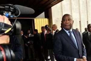 Le président proclamé ivoirien Laurent Gbagbo le 3 janvier 2011 à Abidjan. © AFP