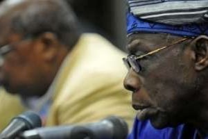 L’ancien président nigérian Olusegun Obasanjo. © AFP