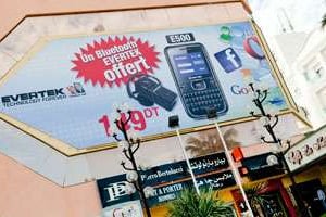 Les portables Evertek représentent 10 % à 12 % du marché tunisien. © Nicolas Fauqué