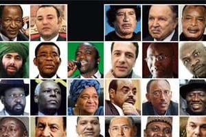 Les 50 personnalités les plus influentes selon Jeune Afrique. © DR
