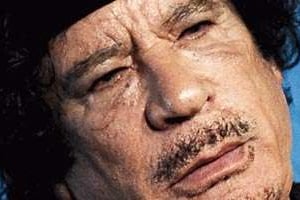 Le président libyen Mouammar Kaddafi. © Reuters