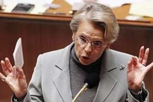 La ministre française des Affaires étrangères, Michèle Alliot-Marie. © AFP