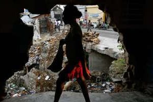 Dans une rue de Port-au-Prince, le 9 janvier. © Reuters