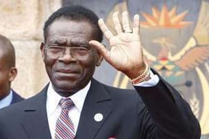 Le président de Guinée ÉquatorialeTeodoro Obiang Nguema. © AFP
