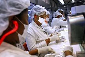 Les laboratoires de Port Elizabeth produisent 40,6 % des médicaments anti-VIH d’Afrique du Sud. © John Mcconnico/AP/Sipa