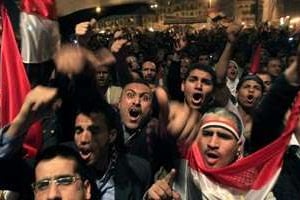 L’annonce de la démission de Moubarak a déclenché d’immenses scènes de joie dans toute l’Égypte © Reuters