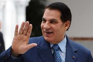 L’ex-président tunisien Zine el-Abidine Ben Ali, le 22 décembre 2010 à Tunis. © AFP