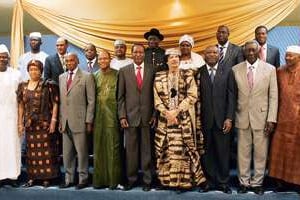 Sommet de la Cedeao à Ouagadougou, en janvier 2008. © AFP