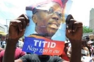 Jean-Bertrand Aristide reste très populaire en haïti. © AFP