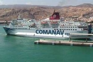 Le ferry marocain Mistral Express, en Espagne. © YouTube