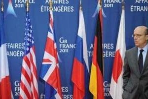 Le ministre français des Affaires étrangères Alain Juppé, le 15 mars au sommet du G8 à Paris. © AFP