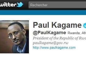 Le compte Twitter de Paul Kagamé. © Twitter.com