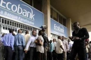 ecobank-ciLe secteur bancaire tourne au ralenti en Côte d’Ivoire. (photo d’archive) © AFP