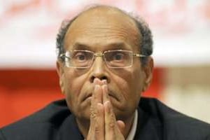 Moncef Marzouki tenait une réunion publique le 27 mars. © AFP