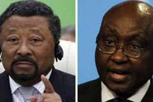 Jean Ping et Donald Kaberuka. © AFP/Montage J.A.com