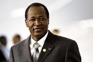 Blaise Compaoré, président du Burkina Faso. © Patrick Robert