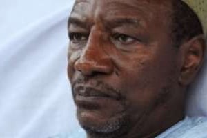 Alpha Condé s’est résigné à soutenir Alassane Ouattara avec Blaise Compaoré. © Issouf Sanogo / AFP