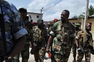 Le général Ibrahim Coulibaly, le 19 avril 2011 à Abidjan. © AFP